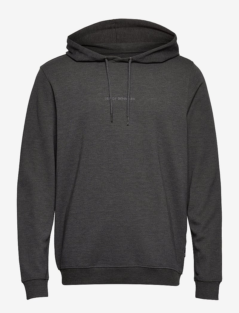 JBS of Denmark - JBS of DK Logo hoodie FSC - hættetrøjer - dark grey - 0