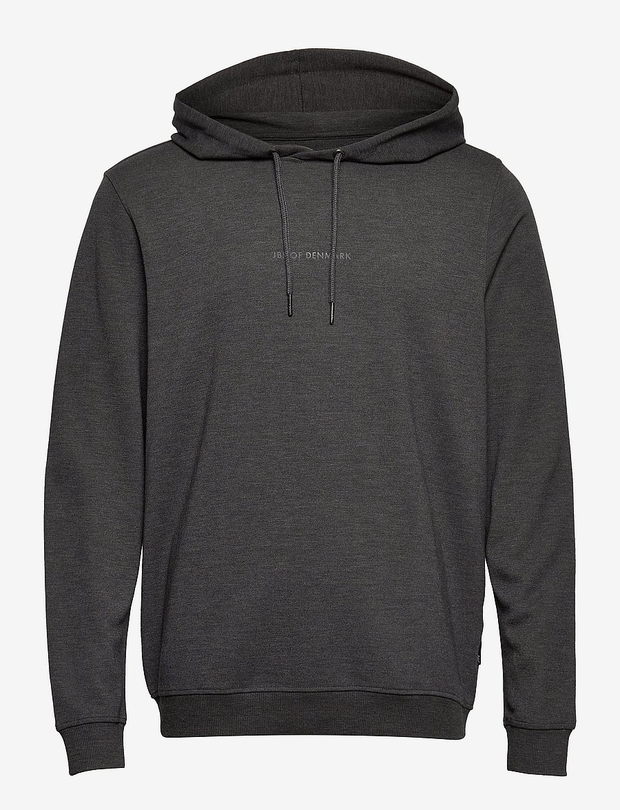 JBS of Denmark - JBS of DK Logo hoodie FSC - sweats à capuche - dark grey - 0