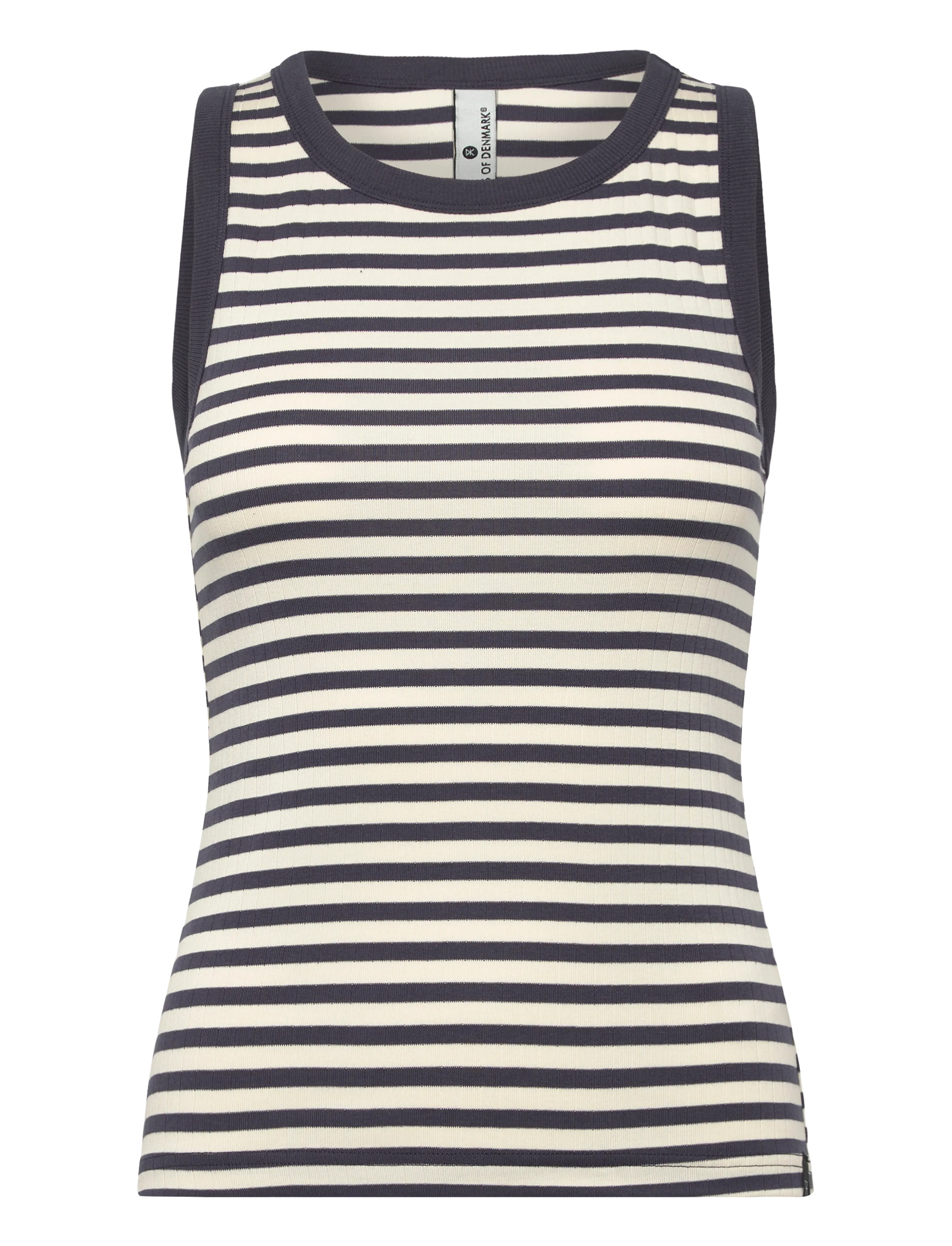 JBS of Denmark JBS of DK ribbed racer top. - JBS of Denmark - BLUE / multi