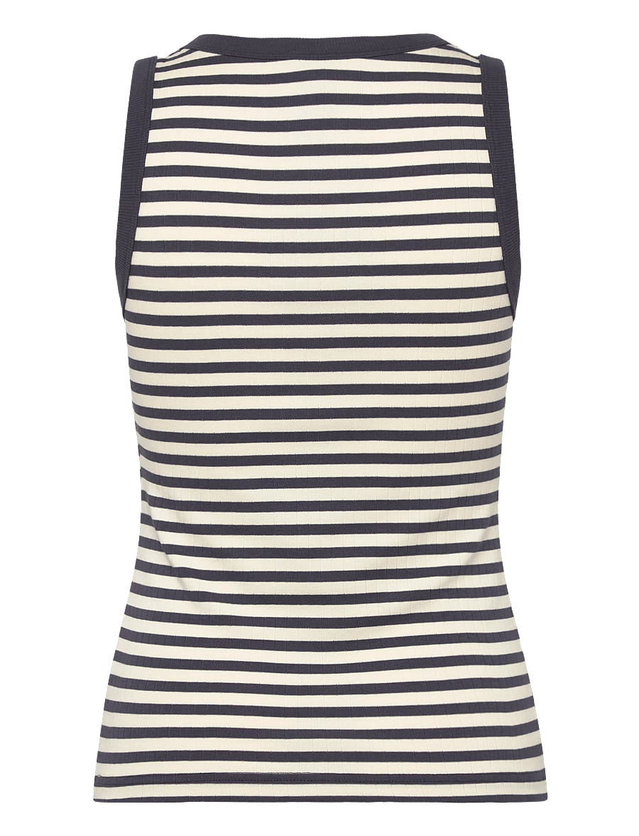 JBS of Denmark - JBS of DK ribbed racer top. - mouwloze tops - blue - 1