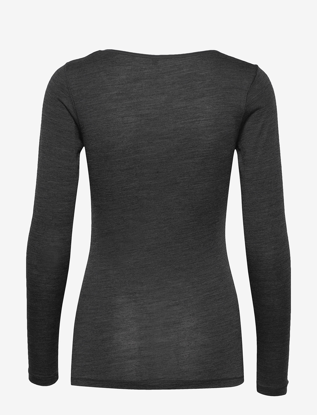 JBS of Denmark - JBS of DK t-shirt LS wool - darkgrey melange - 1