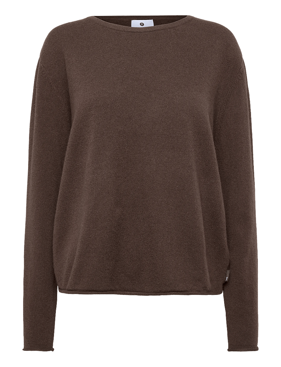 JBS of Denmark - JBS of Denmark wool blouse - striktrøjer - brown - 0