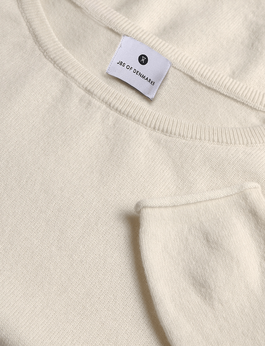 JBS of Denmark - JBS of Denmark wool blouse - striktrøjer - ivory - 2