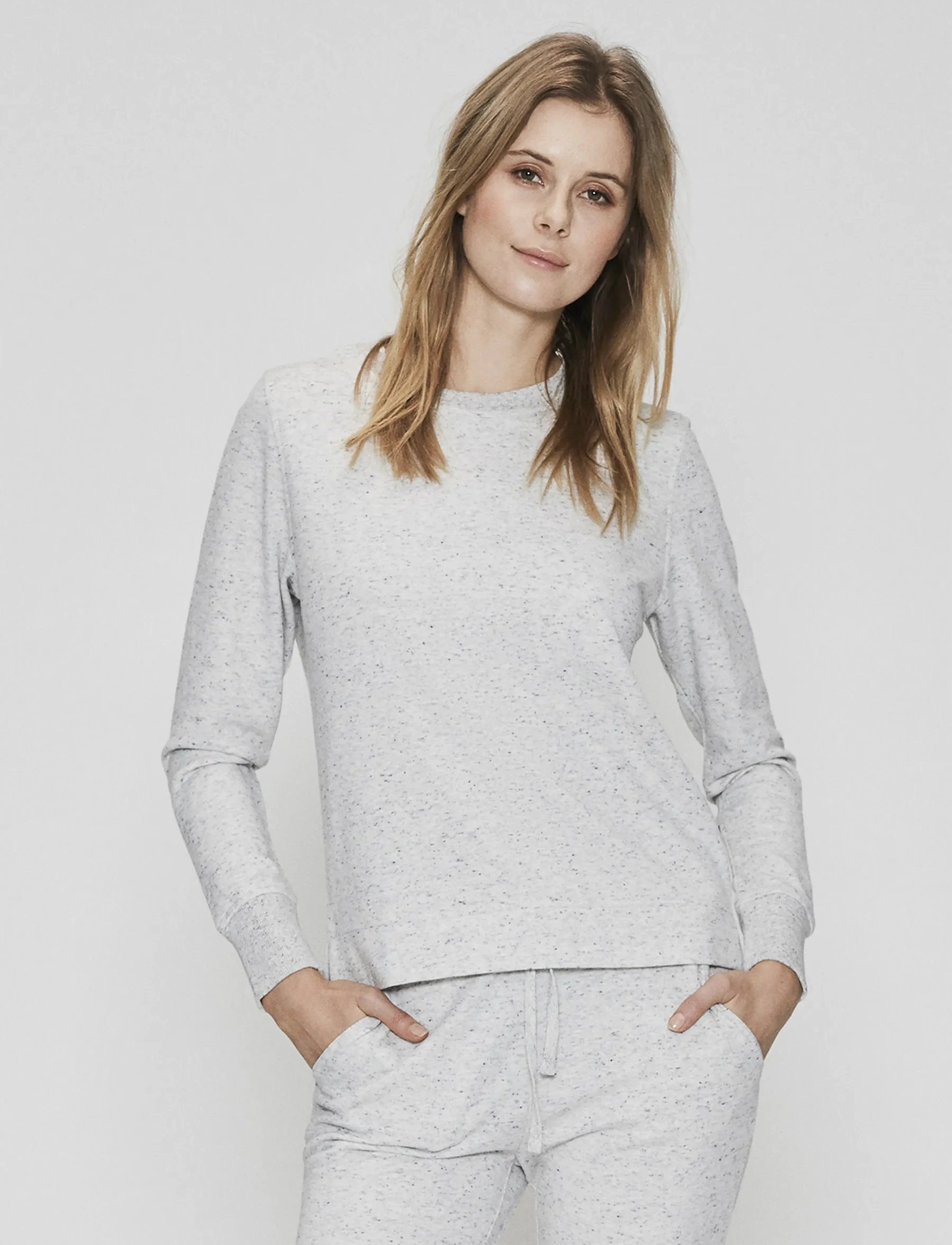 JBS of Denmark Jbs Of Dk Sweat Bambo, M, Night & Loungewear, Grau - Oberteile, Frauen
