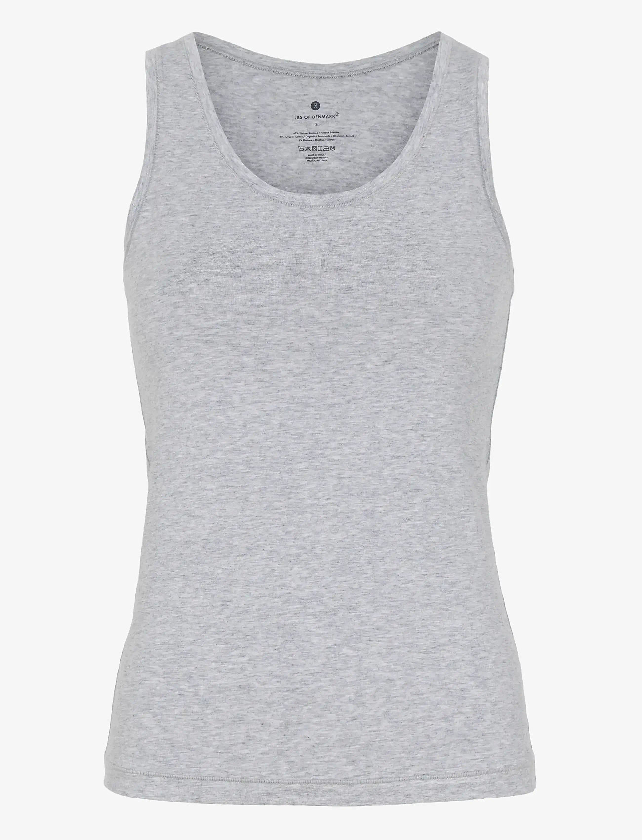 JBS of Denmark - JBS of DK top wide straps. - oberteile - light grey - 1