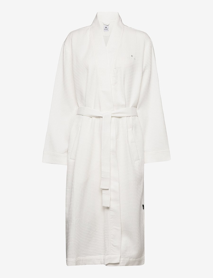 JBS of Denmark - JBS of DK Waffel Bathrobe FSC - peignoirs - vit - 1