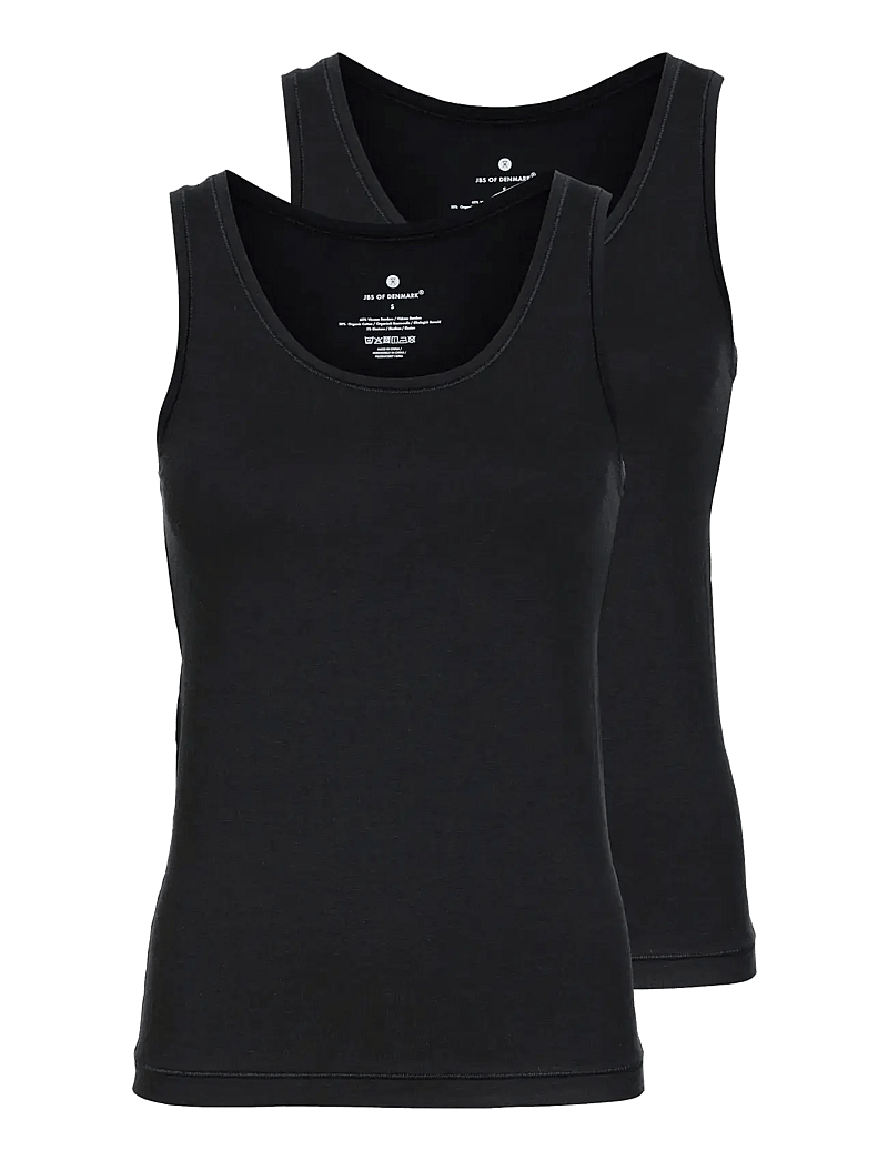 JBS of Denmark - JBS of DK 2-pack singlet - Ärmellose tops - black - 1