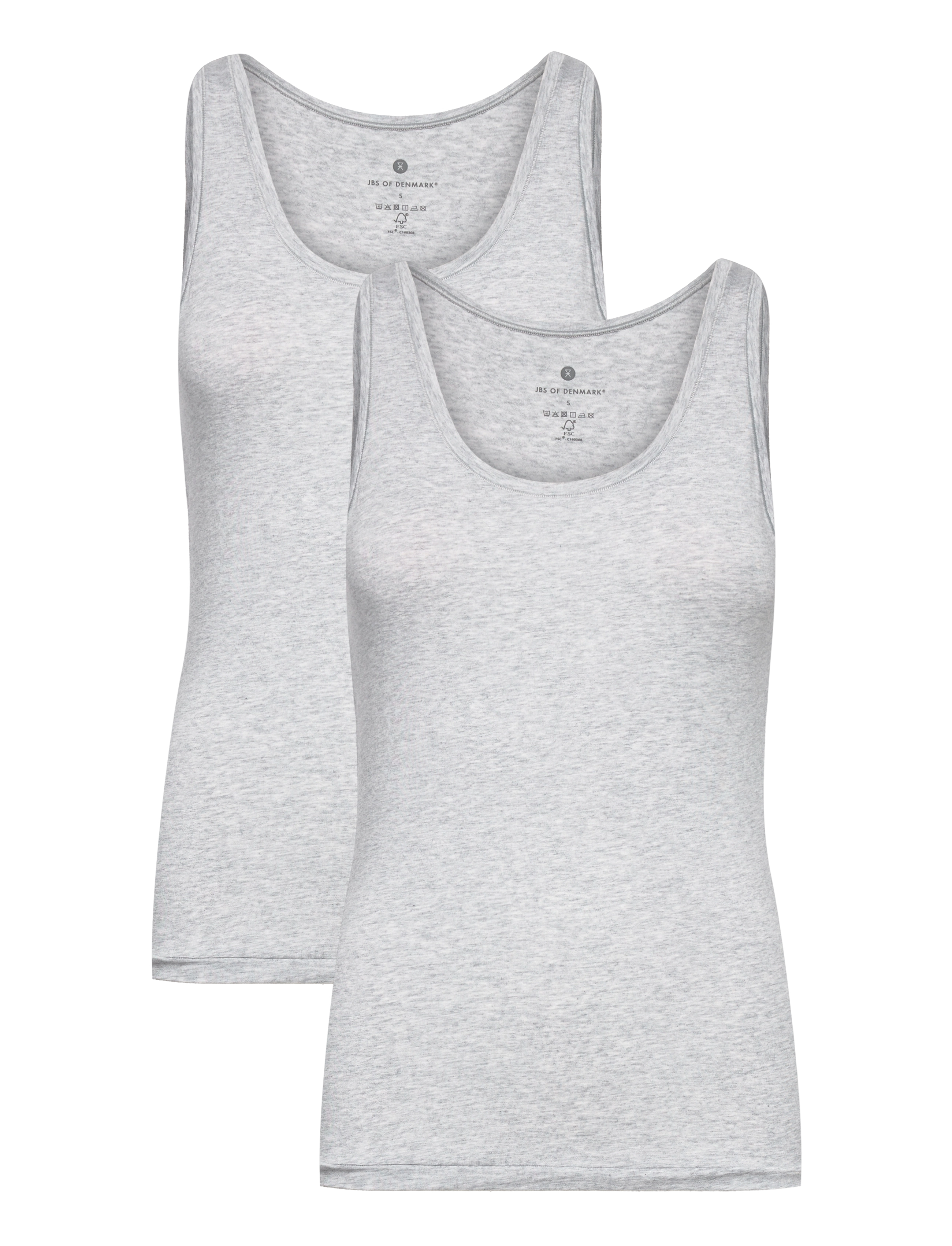 JBS OF DENMARK Jbs Of Dk 2-Pack Singlet Grau - XXL - Damen