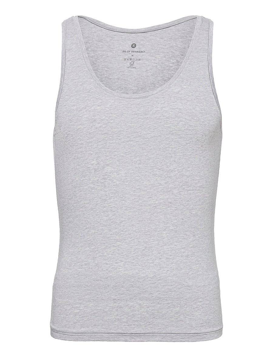 JBS of Denmark - JBS of DK 2-pack singlet - Ärmellose tops - ljusgrå me - 4