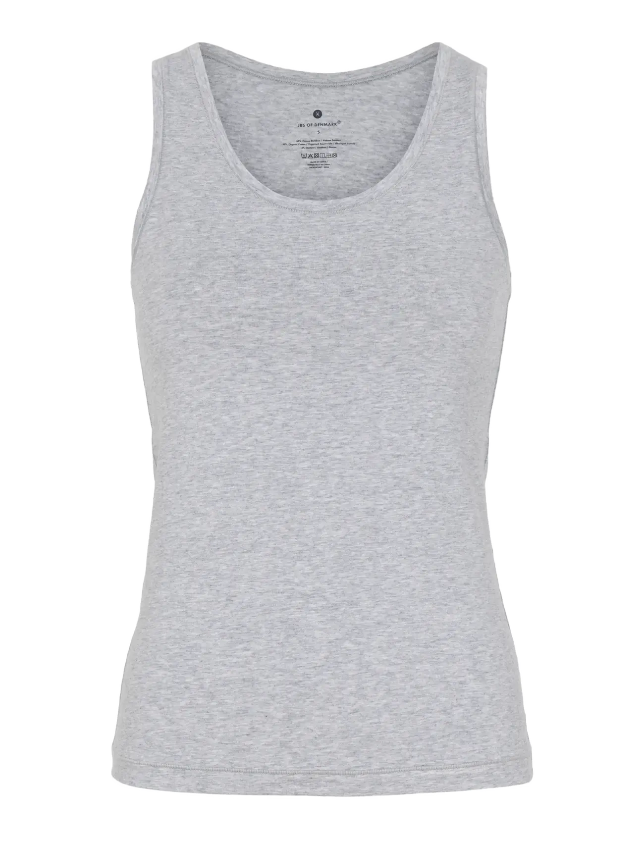JBS of Denmark - JBS of DK 2-pack singlet - ermeløse topper - ljusgrå me - 2