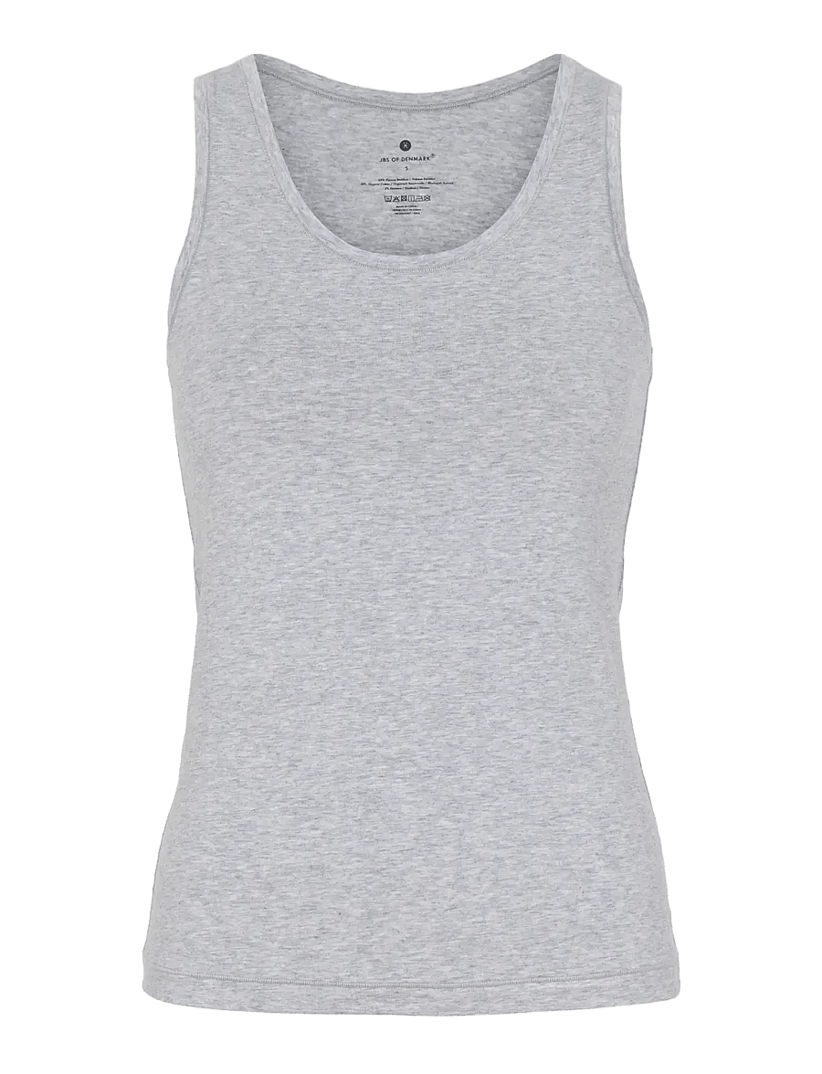 JBS of Denmark - JBS of DK 2-pack singlet - ermeløse topper - ljusgrå me - 2