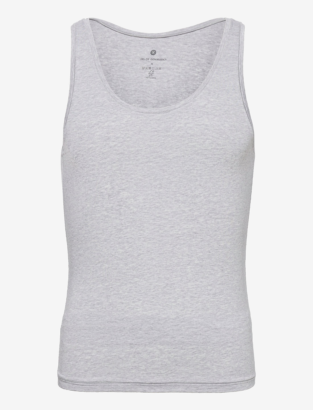JBS of Denmark - JBS of DK 2-pack singlet - t-shirt & tops - ljusgrå me - 4