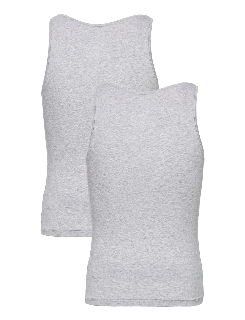 JBS of Denmark - JBS of DK 2-pack singlet - t-shirt & tops - ljusgrå me - 5