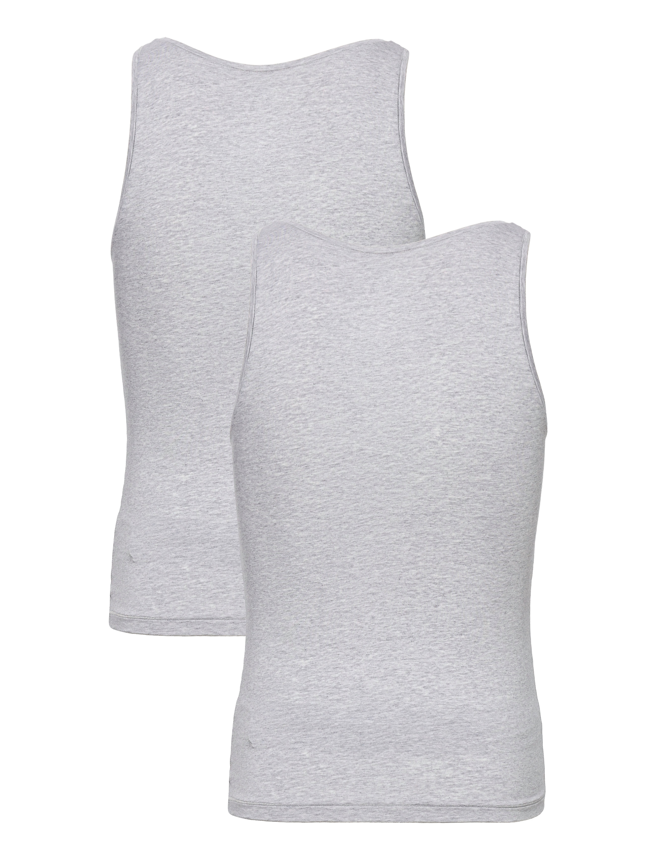 JBS of Denmark - JBS of DK 2-pack singlet - Ärmellose tops - ljusgrå me - 5
