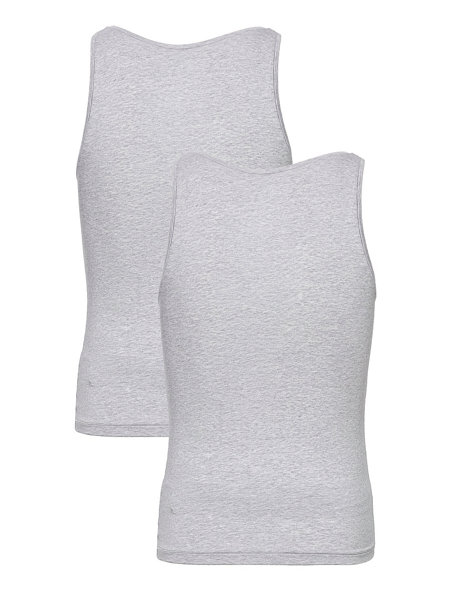 JBS of Denmark - JBS of DK 2-pack singlet - Ärmellose tops - ljusgrå me - 5