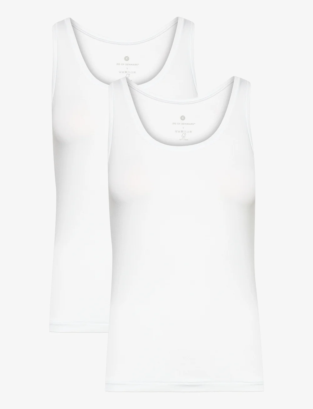 JBS of Denmark - JBS of DK 2-pack singlet - Ärmellose tops - vit - 1