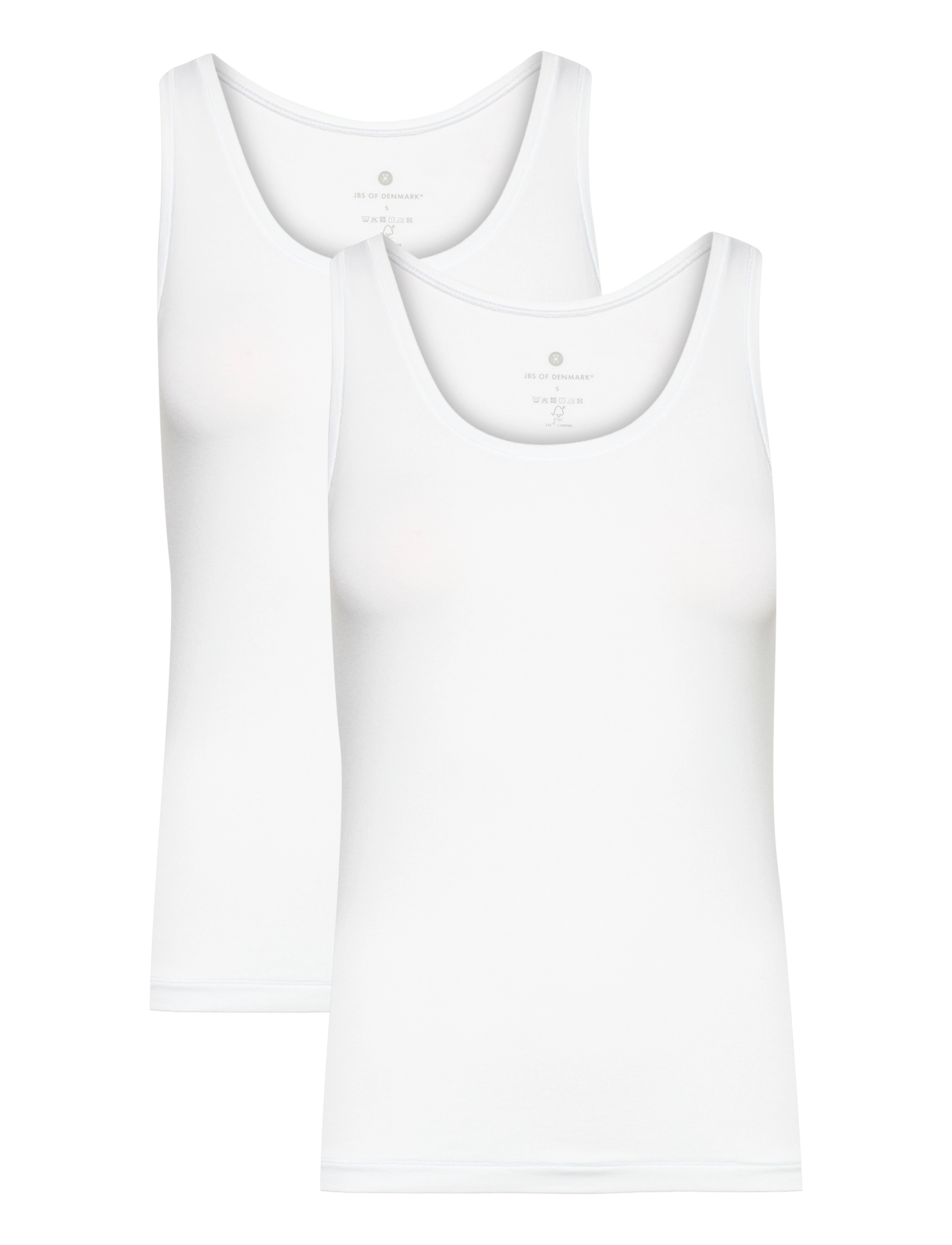 JBS of Denmark JBS of DK 2-pack singlet - JBS of Denmark - VIT / white