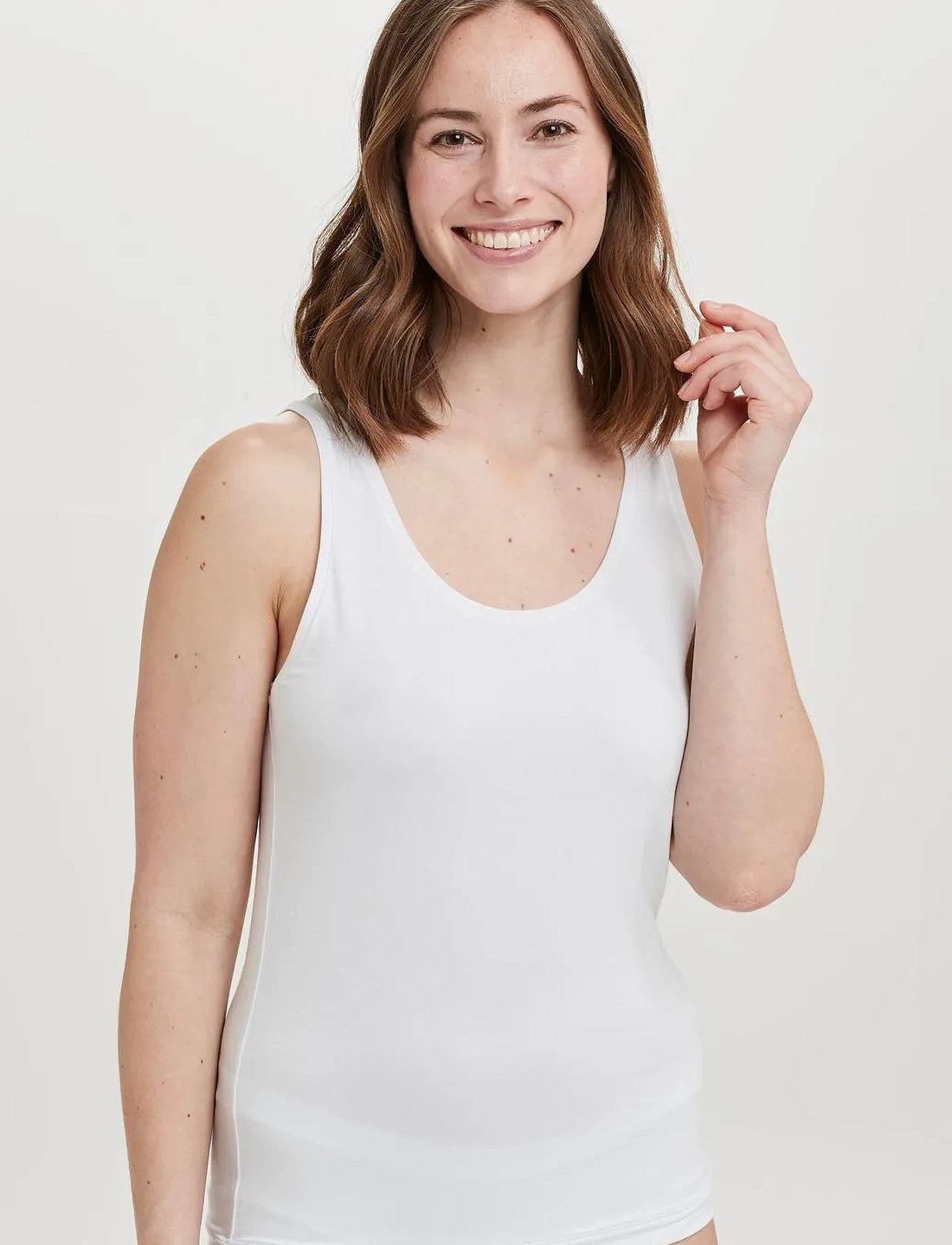 JBS of Denmark - JBS of DK 2-pack singlet - Ärmellose tops - vit - 0