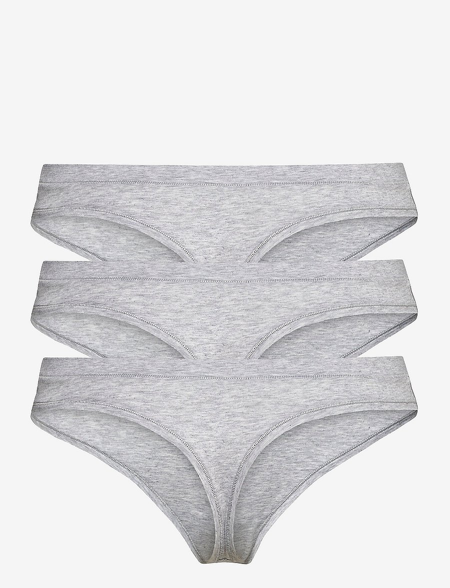 JBS of Denmark - JBS of DK 3-pack string - tangas - grey melange - 5