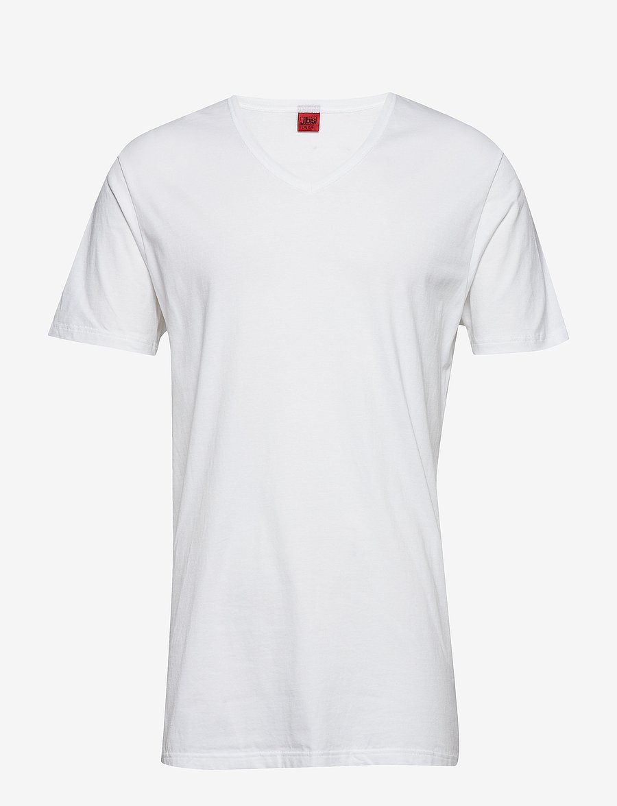 JBS - JBS t-shirt V-neck. - v-neck t-shirts - white - 0