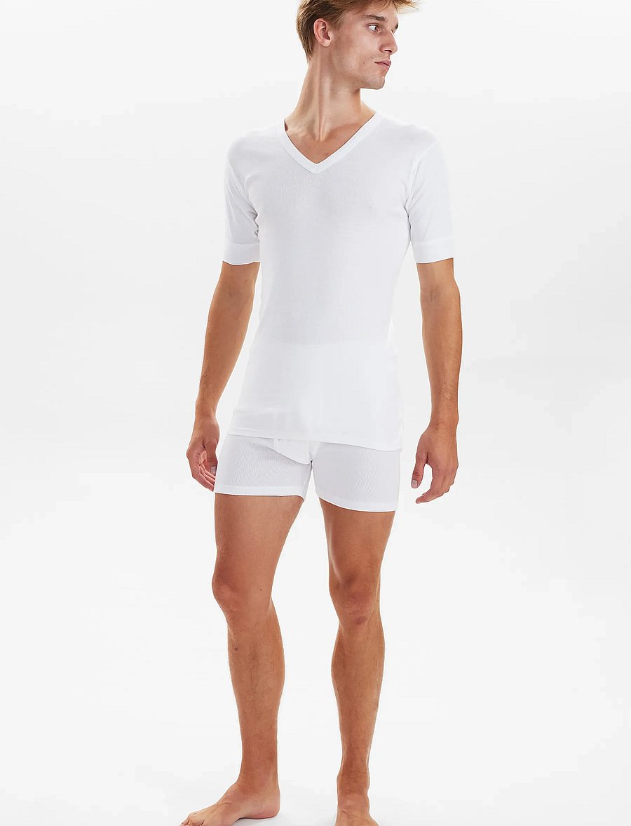 JBS - JBS t-shirt V-neck original - t-shirts mit v-ausschnitt - white - 4