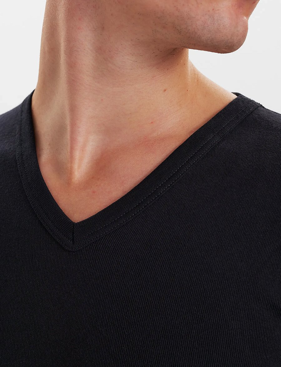 JBS - JBS t-shirt v-neck original - stuttermabolir með v-hálsmáli - black - 5
