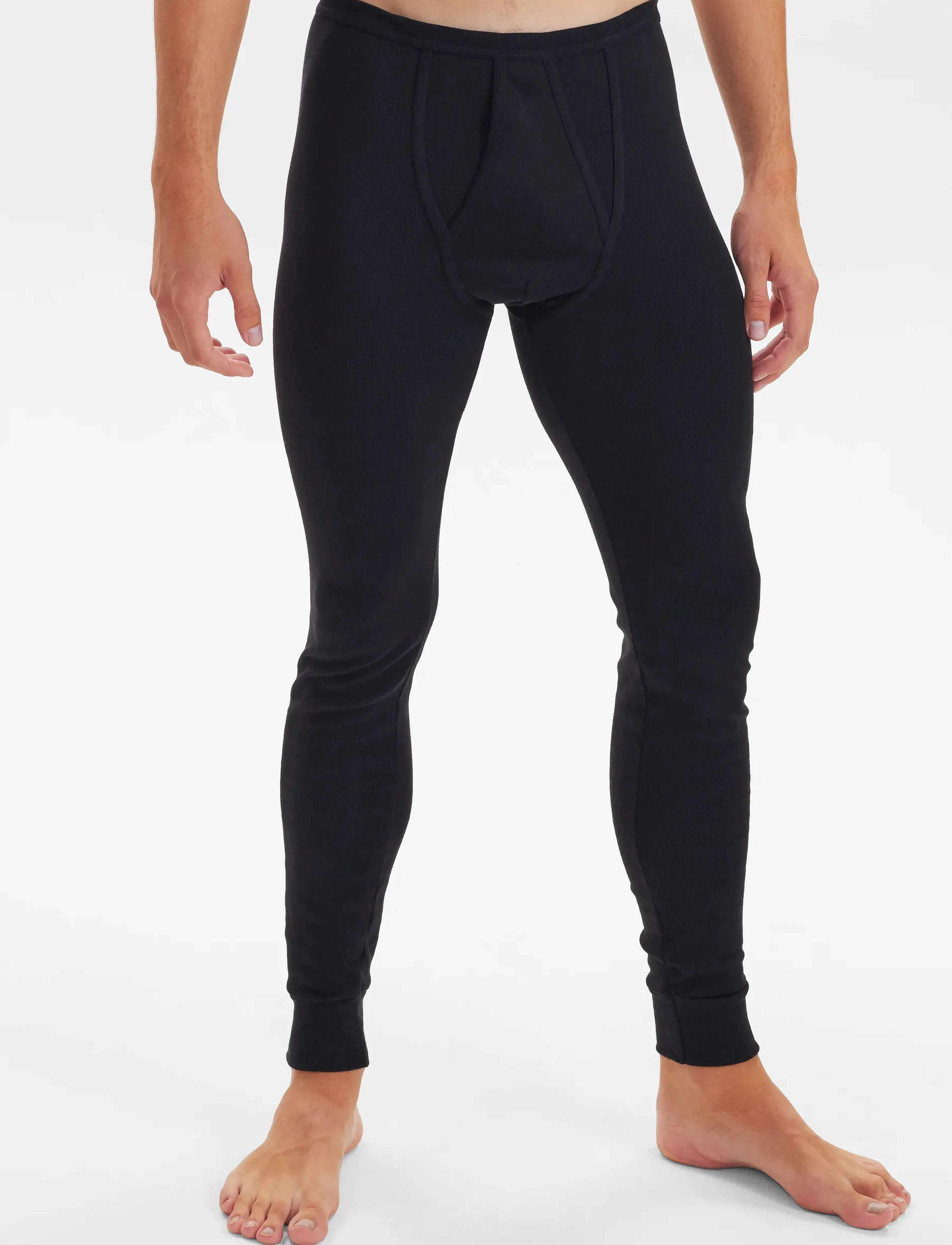 JBS Long Johns Original., Mænd, Lange Underbukser, Sort, Str: XL