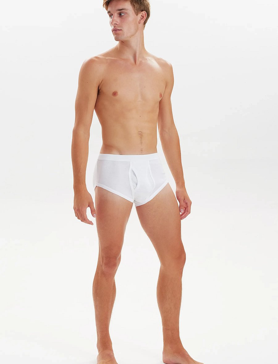 JBS - JBS briefs with fly original - herren slips - white - 4