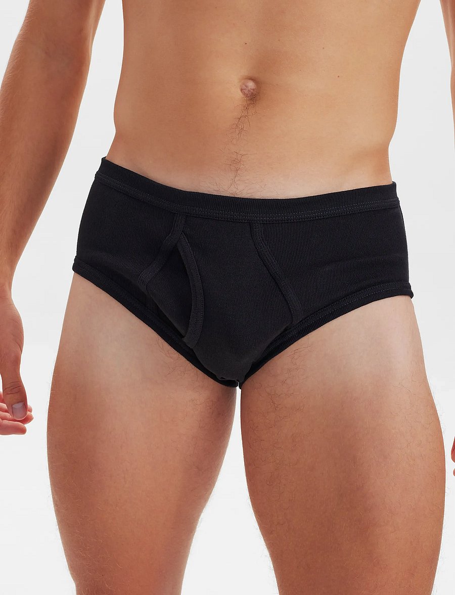 JBS - JBS briefs with fly original - heren slips - black - 4