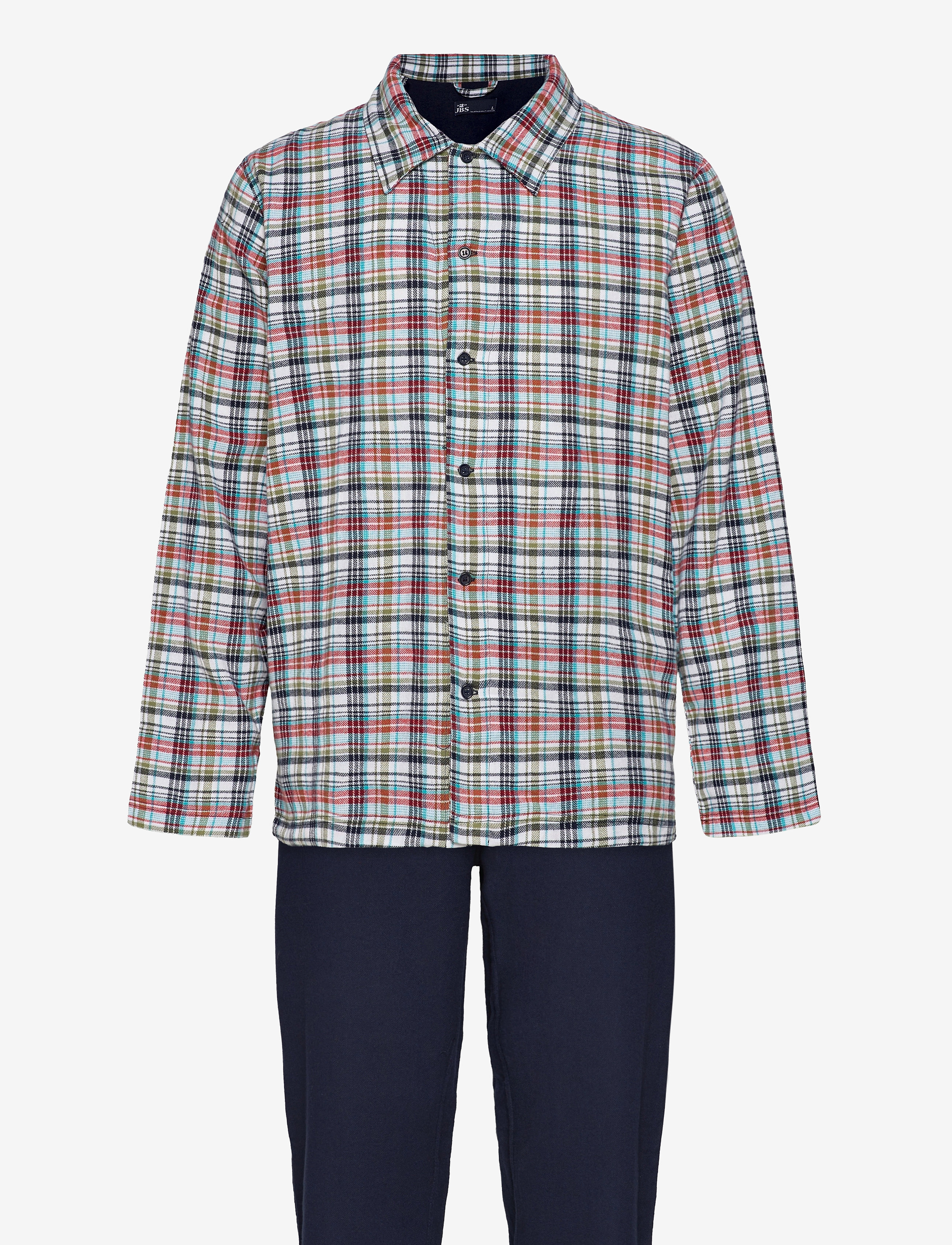 JBS pyjamas flannel. - NAVY/WHITE
