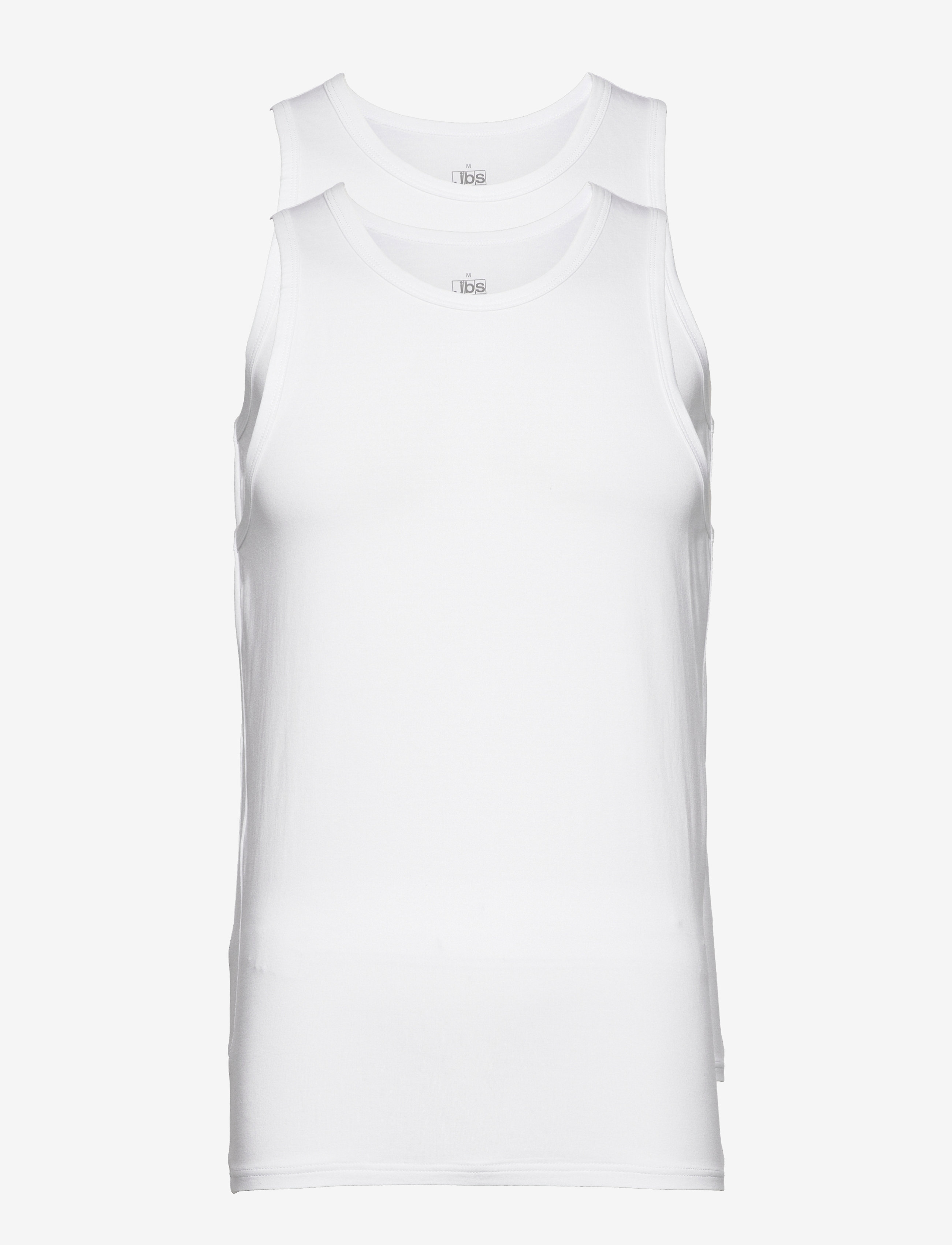 JBS JBS 2-pack singlet bamboo - JBS - VIT / white