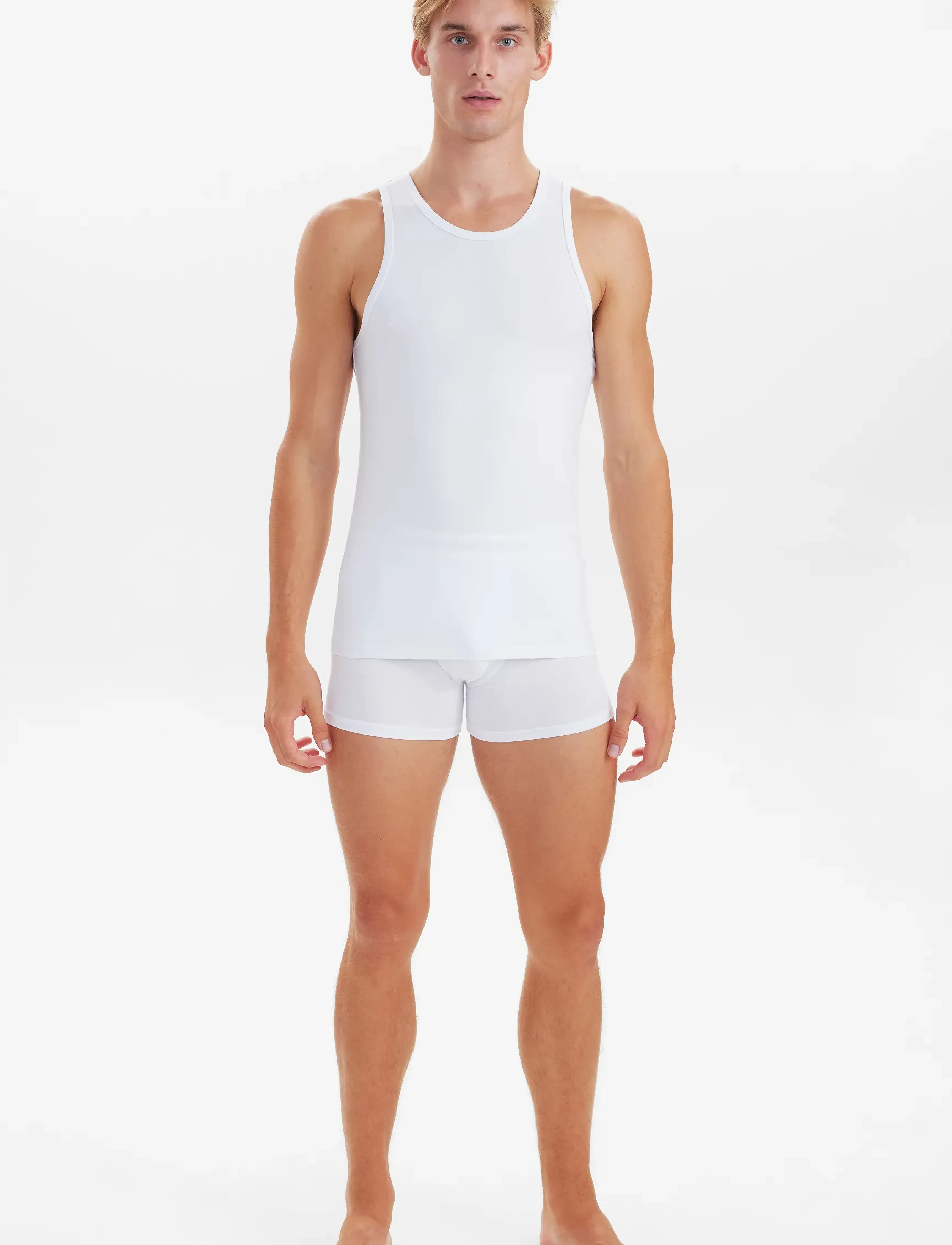 JBS Jbs 2-Pack Singlet Bamboo., 3XL, White, T-Shirts > Uden Ærmer, Herre