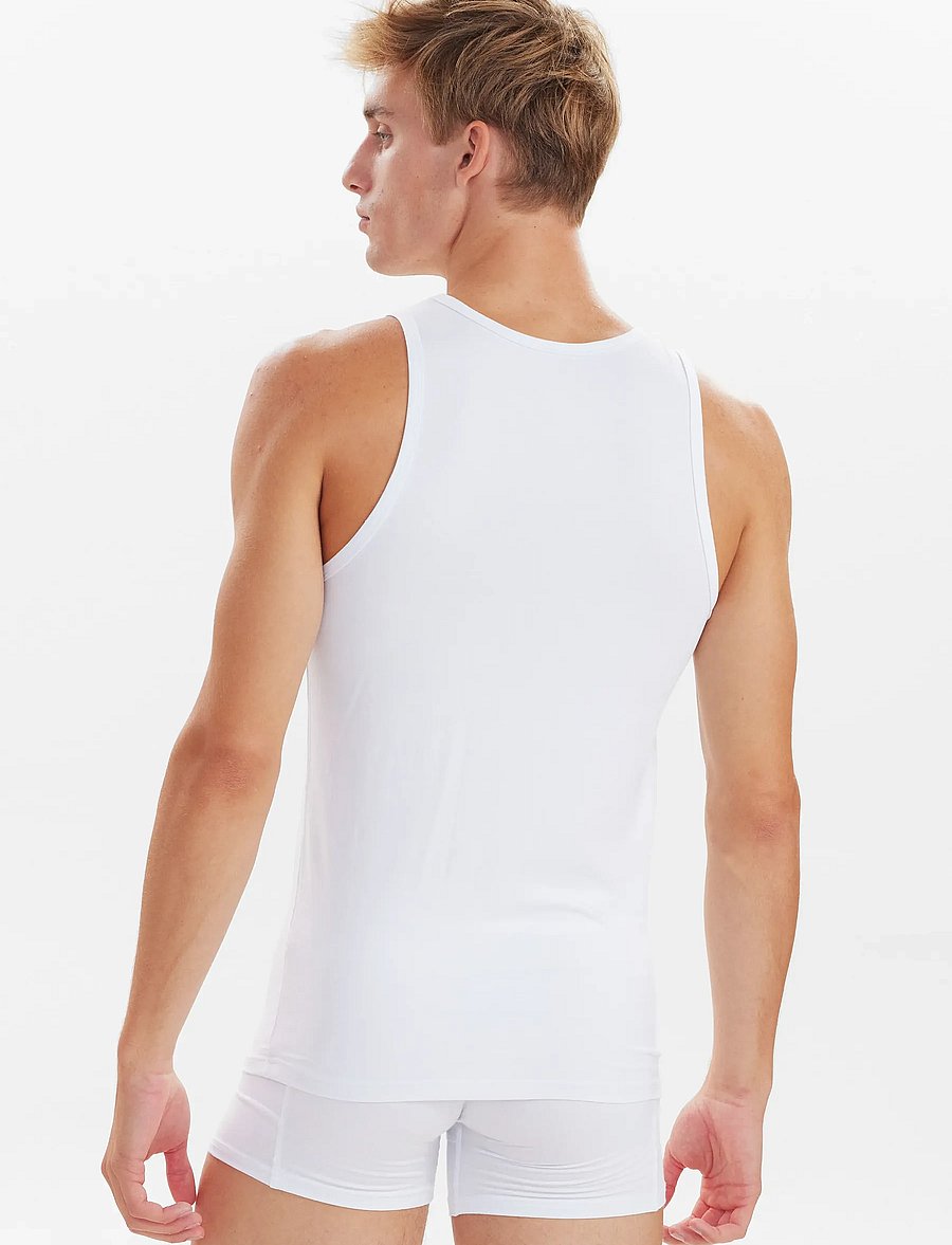 JBS - JBS 2-pack singlet bamboo. - t-krekli bez piedurknēm - vit - 3