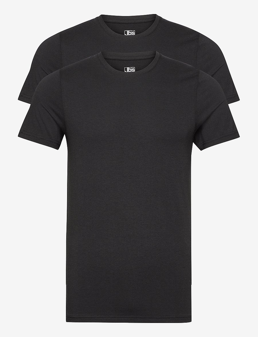 JBS - JBS 2-pack O-neck bamboo - multipack t-shirts - svart - 1