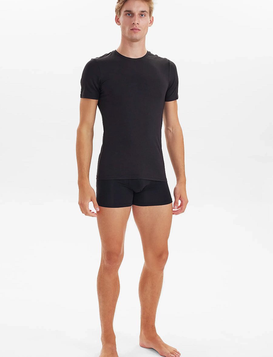 JBS - JBS 2-pack O-neck bamboo - multipack t-shirts - svart - 3