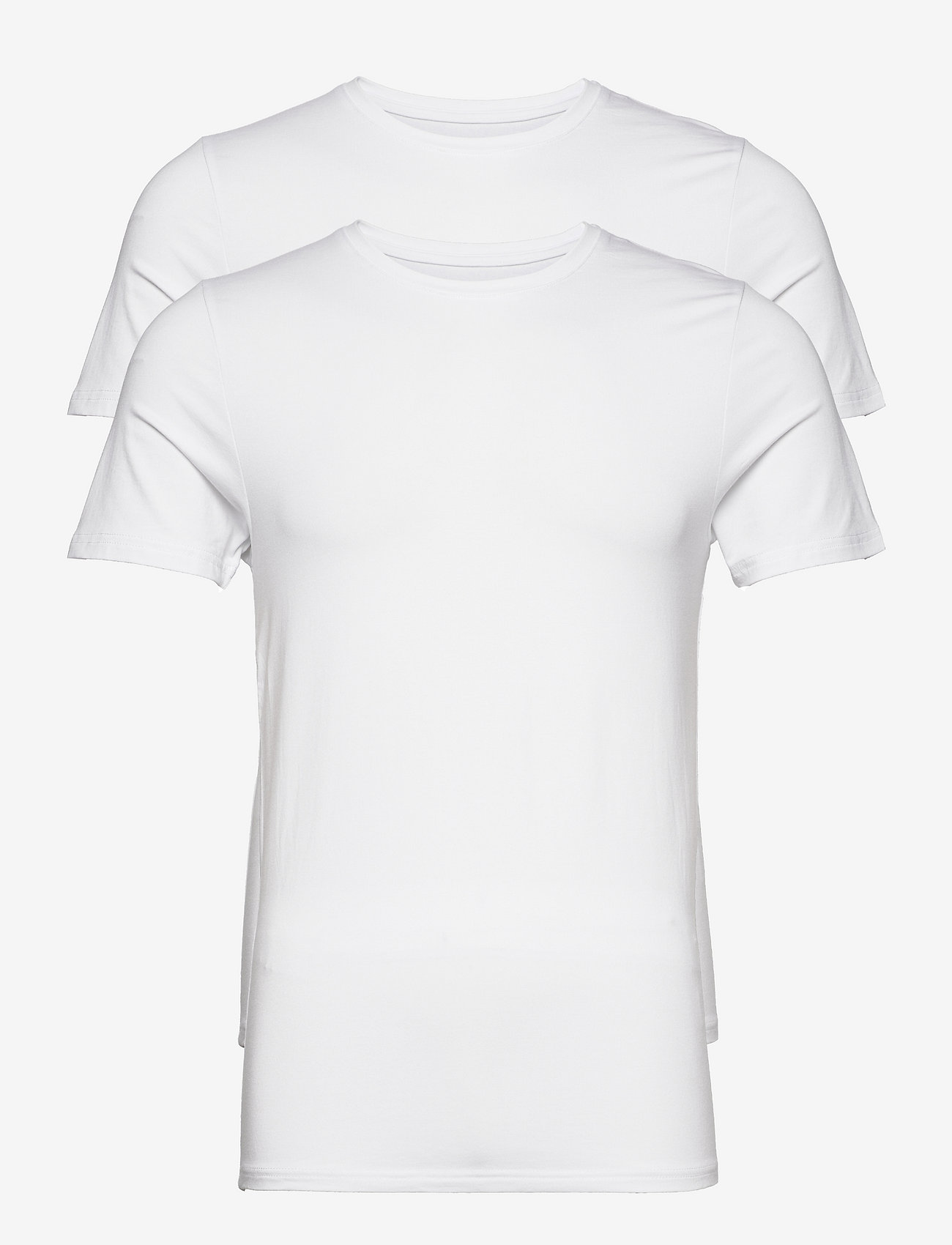 JBS - JBS 2-pack O-neck bamboo - marškinėlių komplektas - vit - 1