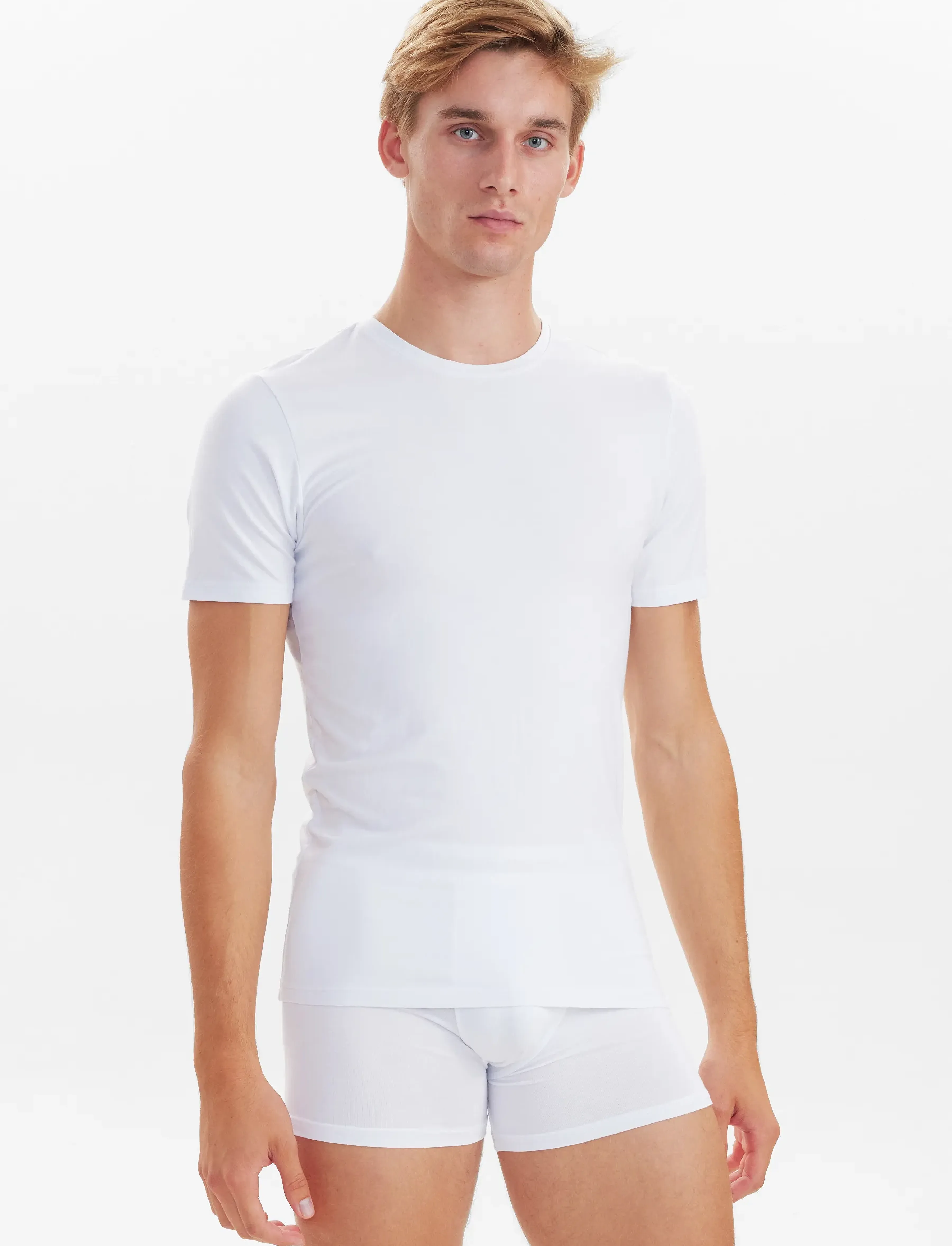 JBS Jbs 2-Pack O-Neck Bamboo, S, White, T-Shirts > Kortærmede, Herre