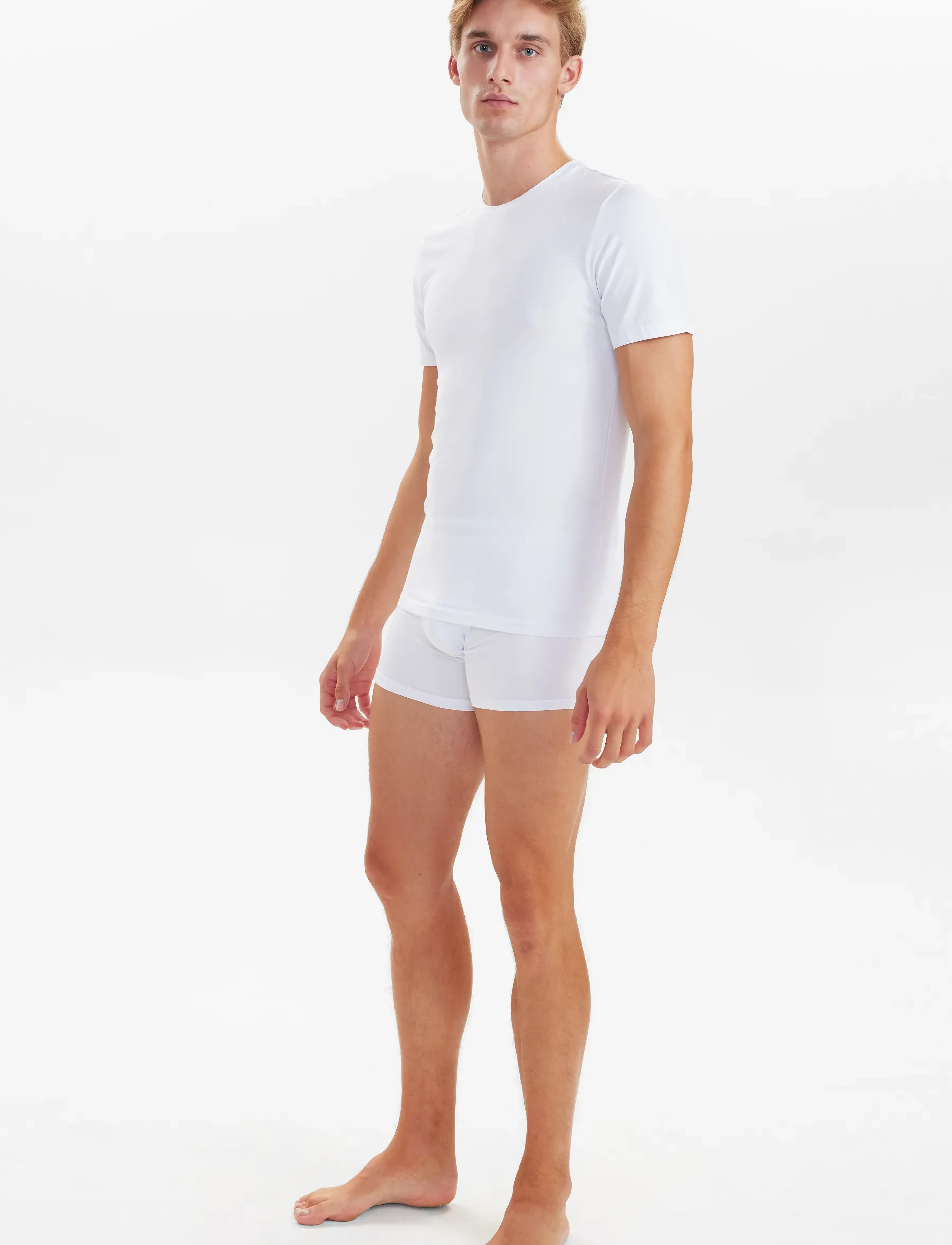 JBS - JBS 2-pack O-neck bamboo - multipack t-shirts - vit - 3
