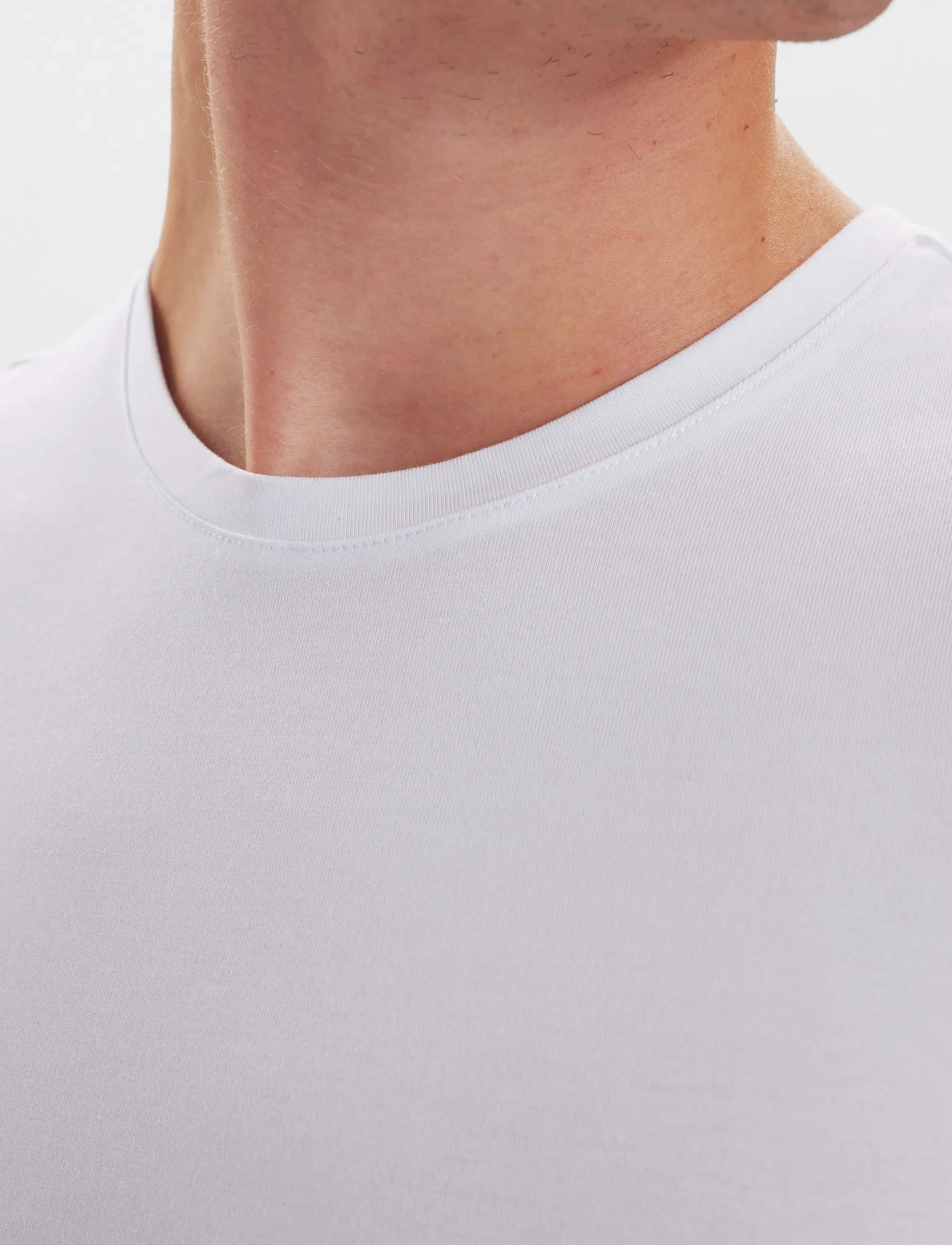JBS - JBS 2-pack O-neck bamboo - multipack t-shirts - vit - 4