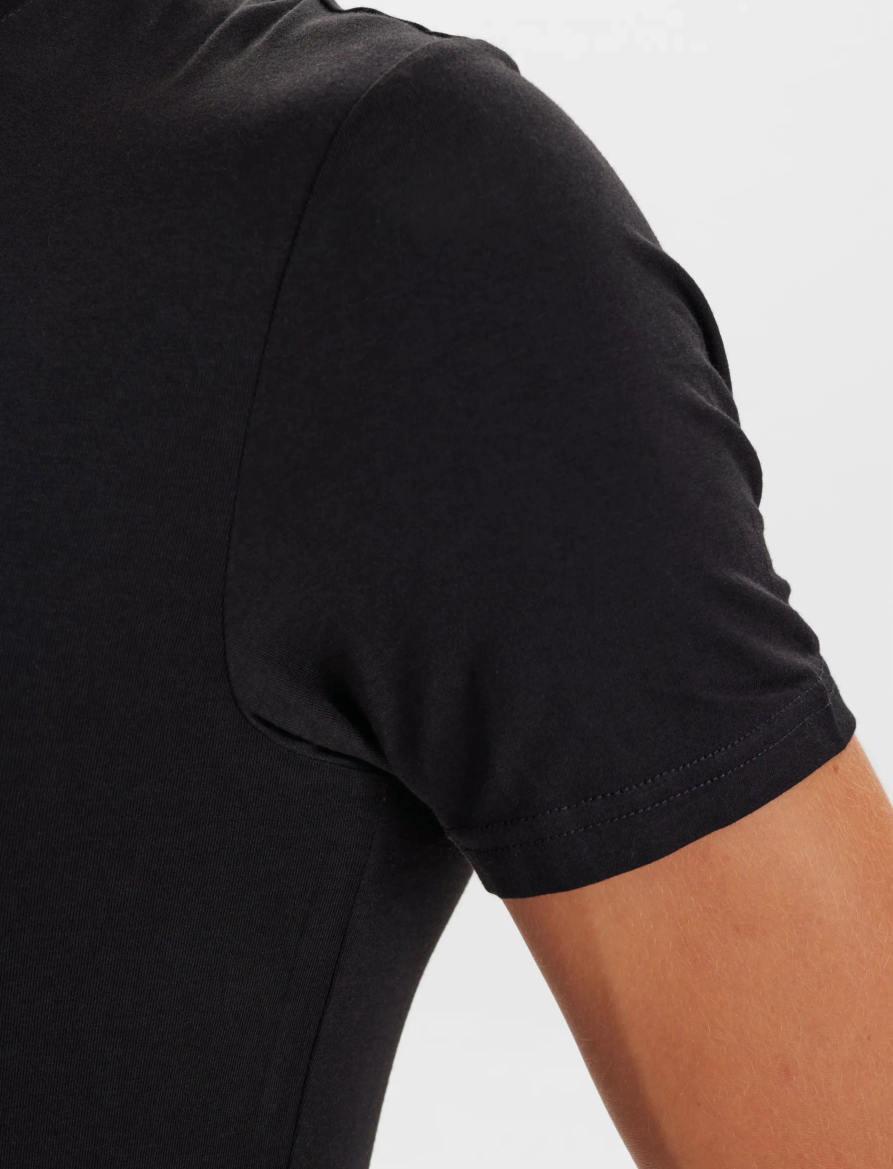 JBS - JBS 2-pack V-neck bamboo - v-ringade t-shirts - black - 4