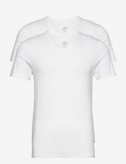 JBS - JBS 2-pack V-neck bamboo - basic t-shirts - white - 0