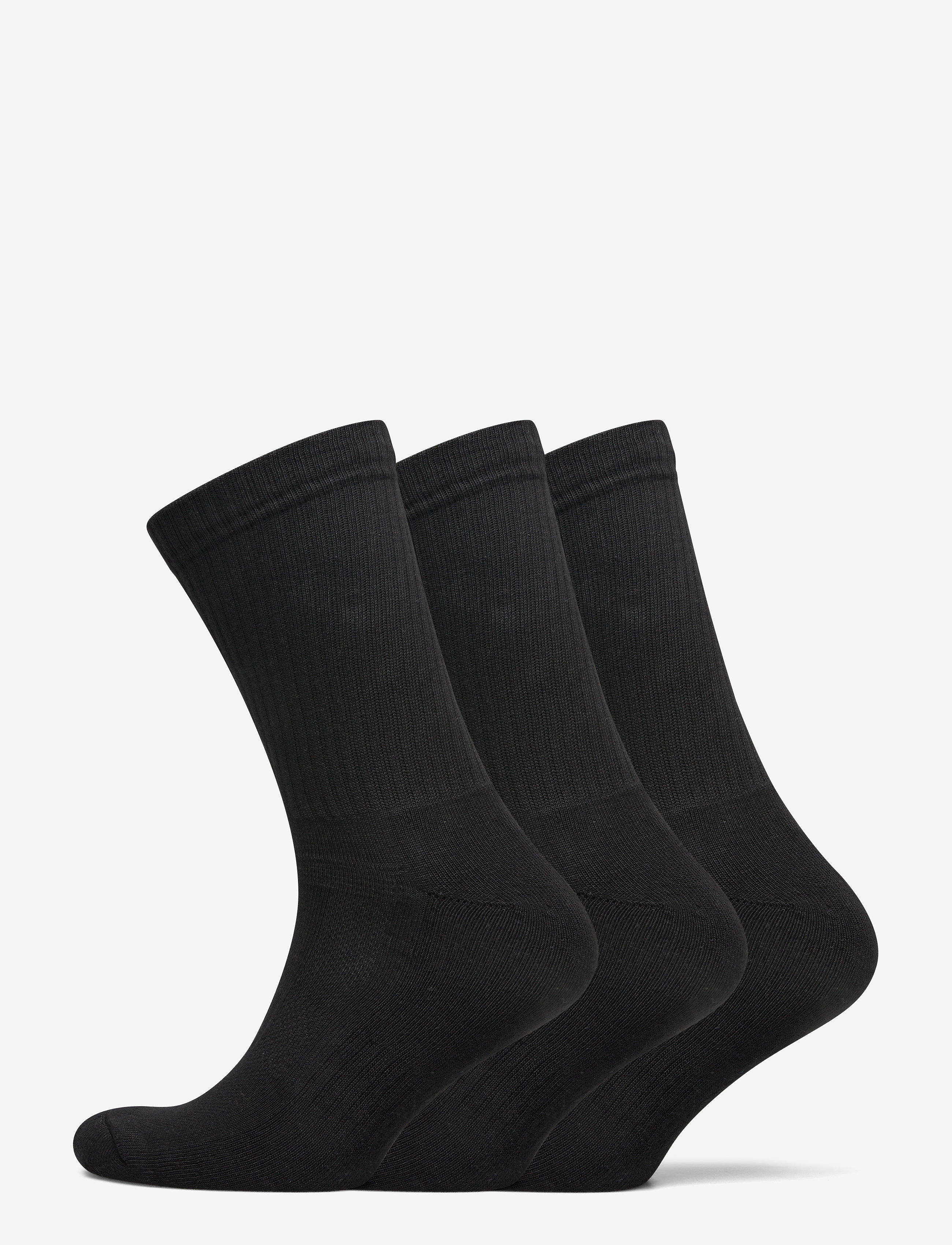 JBS socks terry sole, 3-pack - SVART