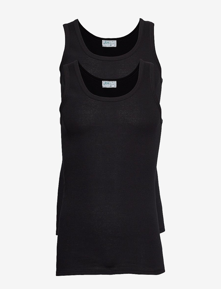 JBS - JBS singlet 2-pack organic - tank tops - svart - 1