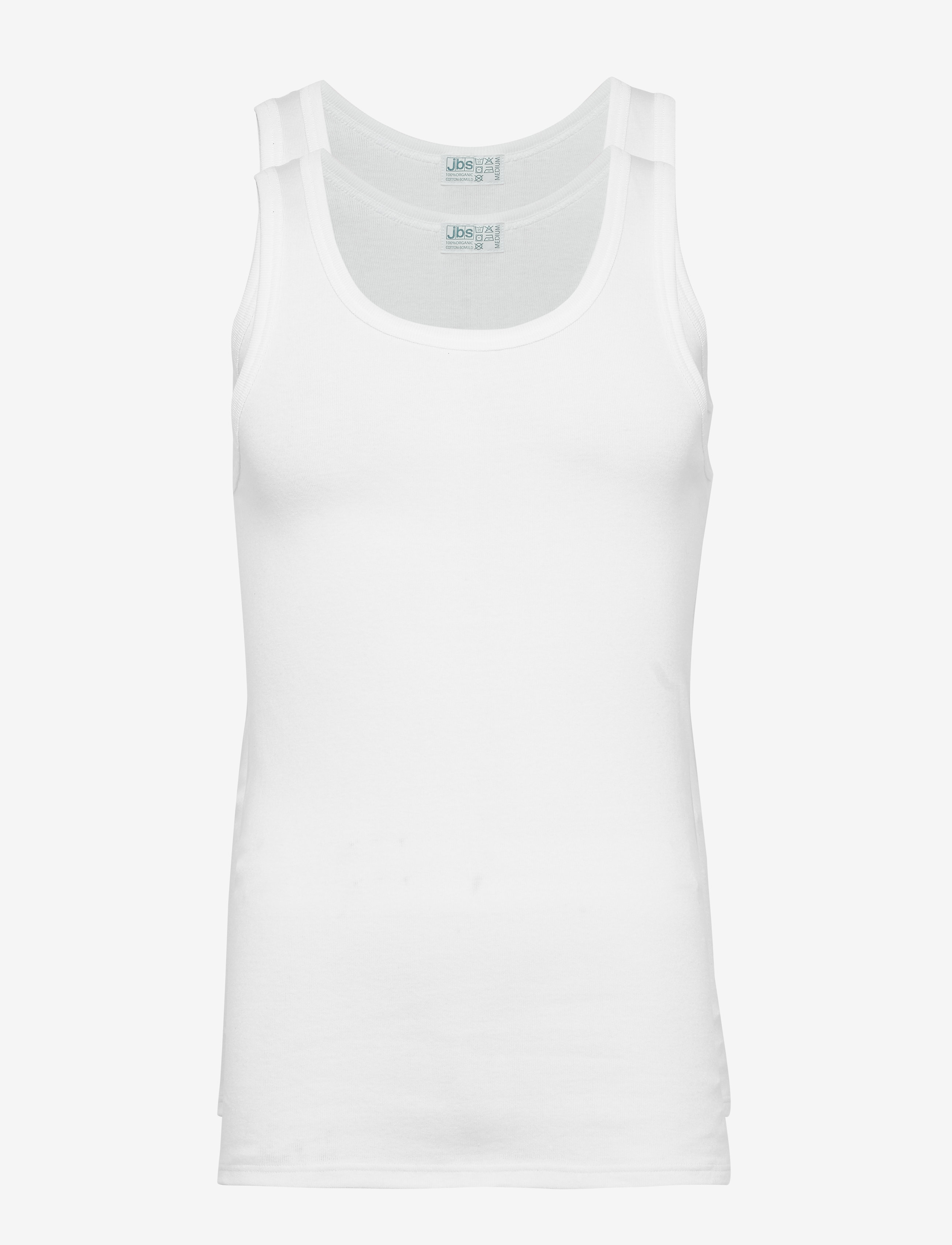 JBS Jbs Singlet 2-Pack Organic Weiß - XXL - Herren