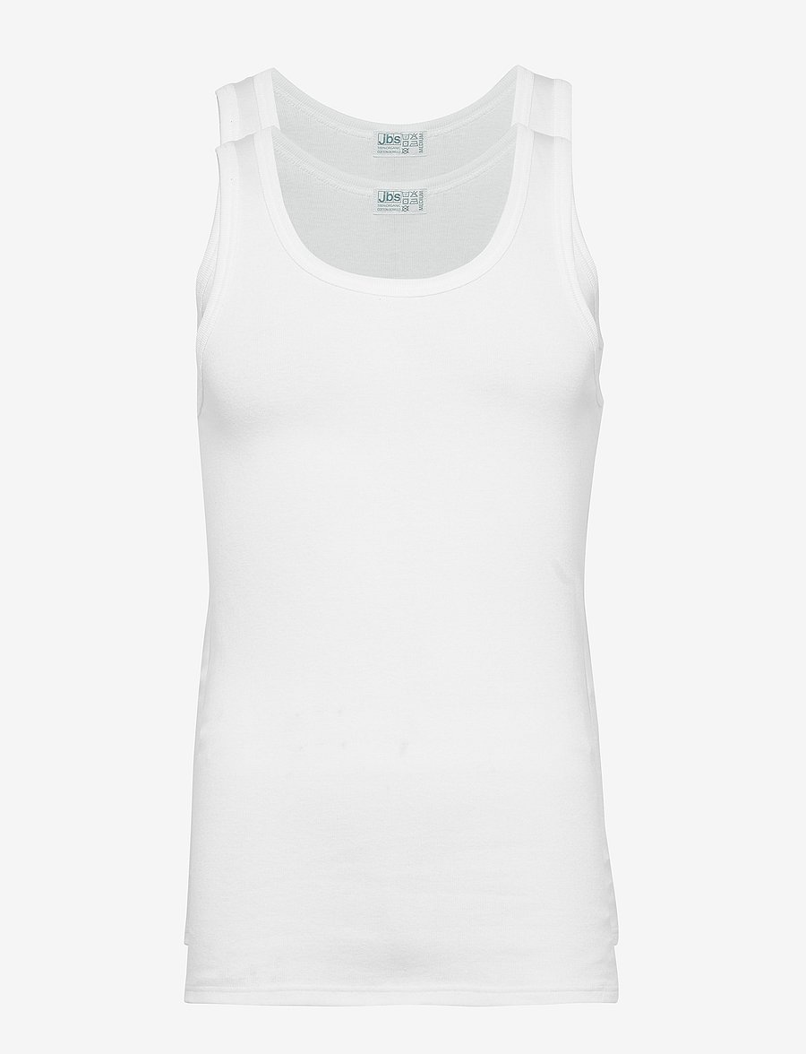 JBS - JBS singlet 2-pack organic - topit - vit - 1