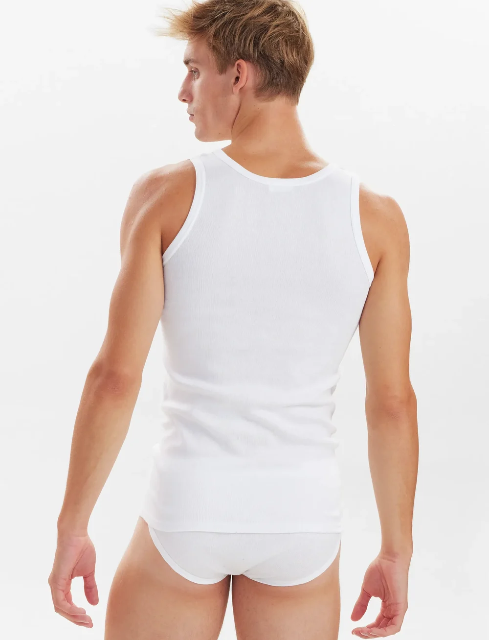 JBS - JBS singlet 2-pack organic - tank tops - vit - 2