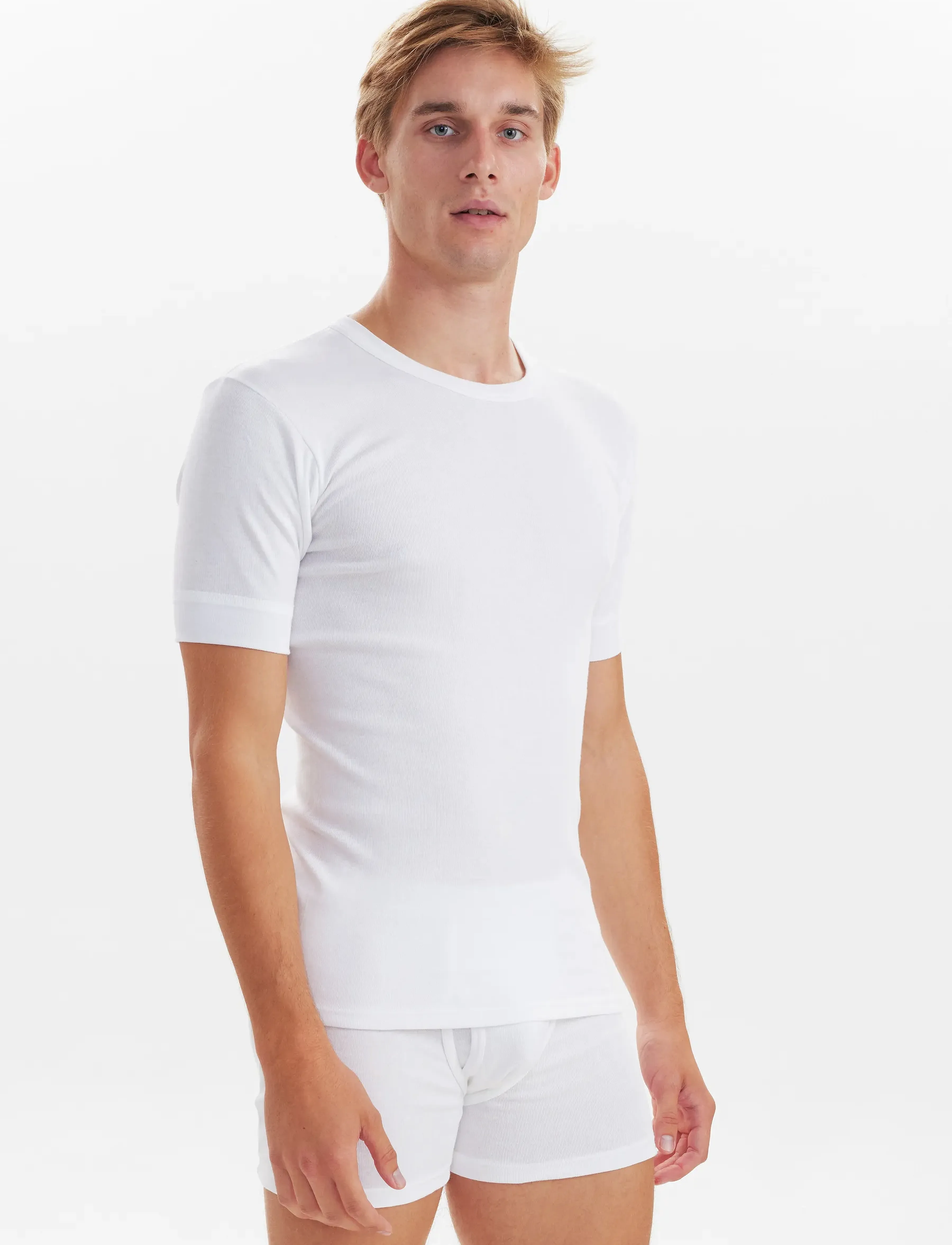 JBS JBS t-shirt 2-pack organic - Kleidung - VIT / white