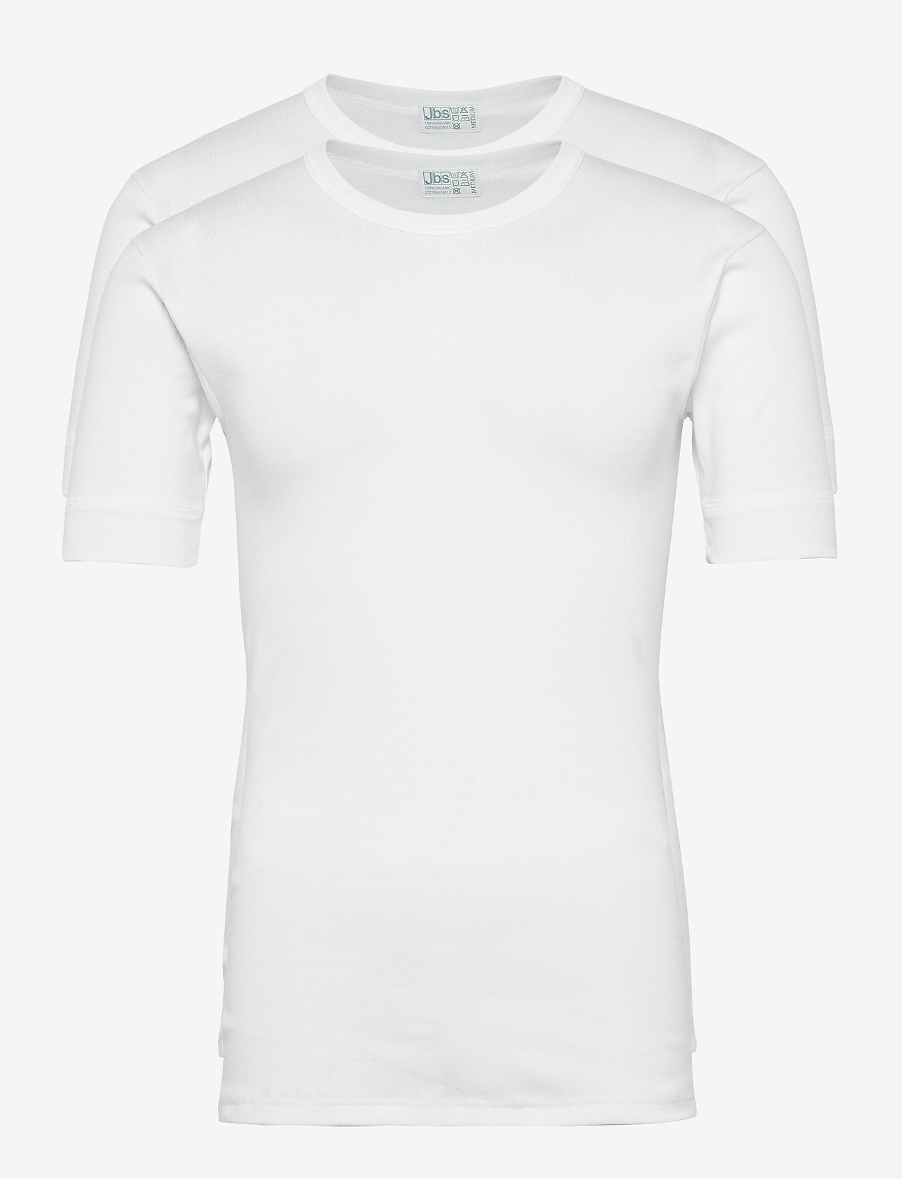 JBS - JBS t-shirt 2-pack organic - basic t-shirts - vit - 0