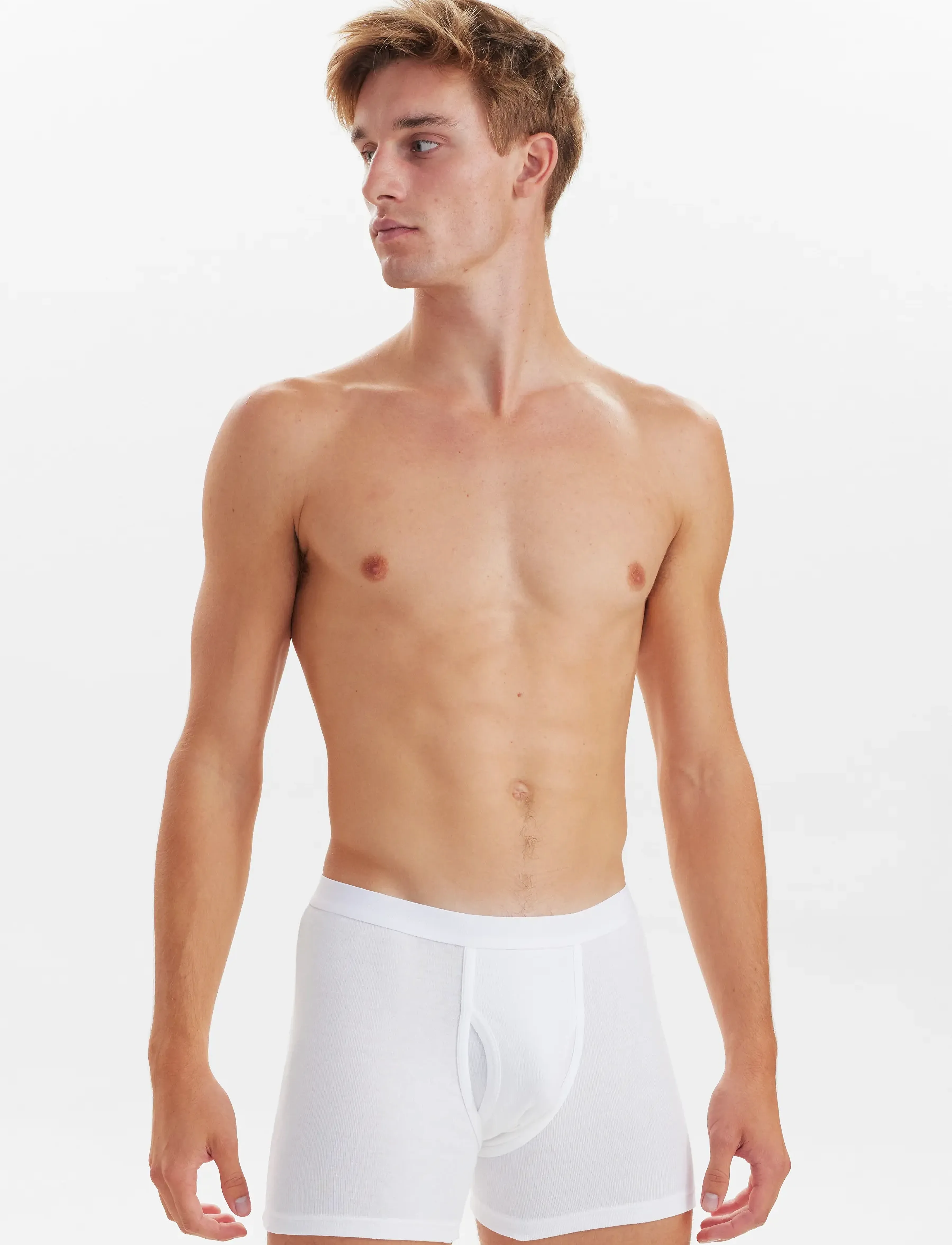 JBS Tights 2-Pack Organic, Mænd, 2-Pak Boxershorts, Hvid, Str: S