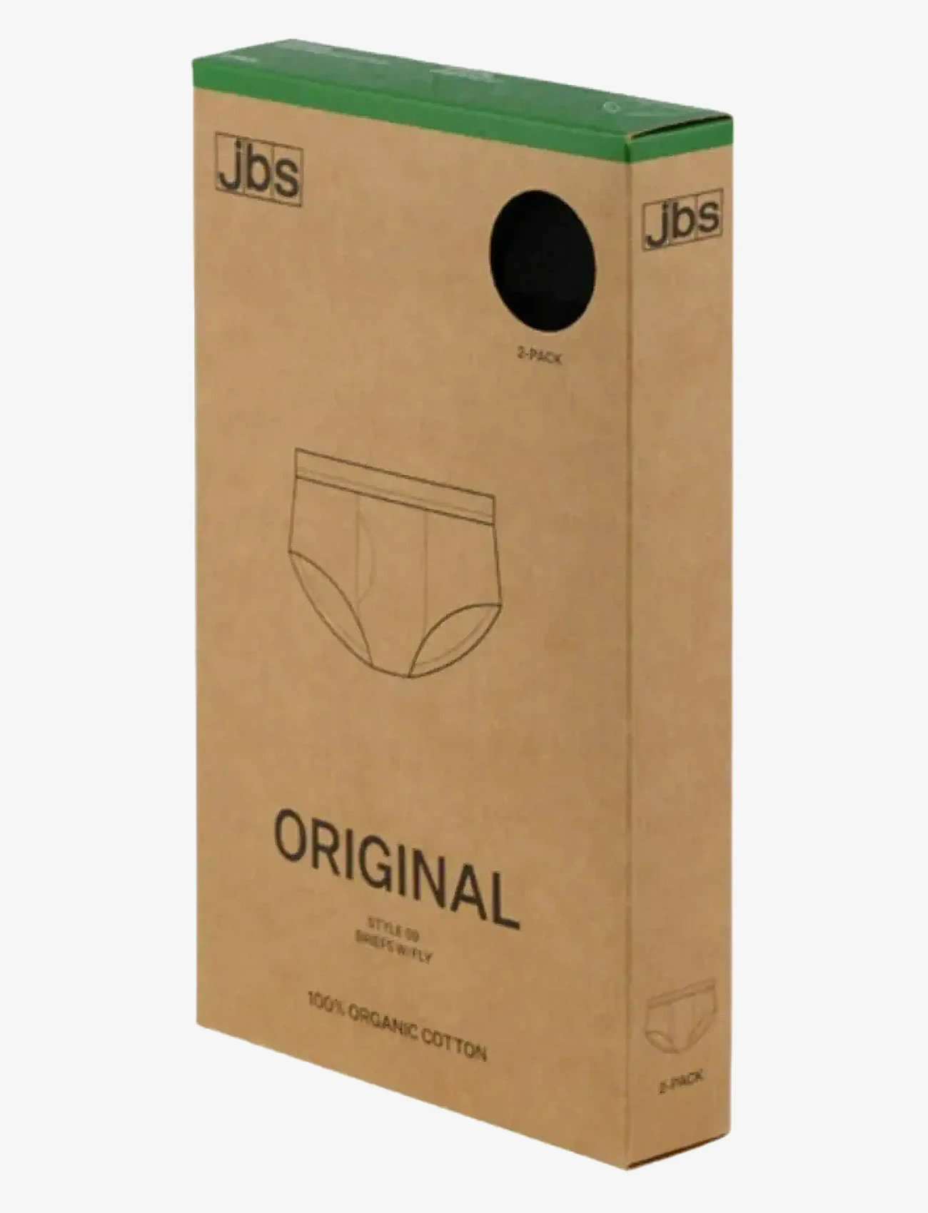 JBS - JBS brief 2-pack organic. - multipack kalsonger - svart - 2